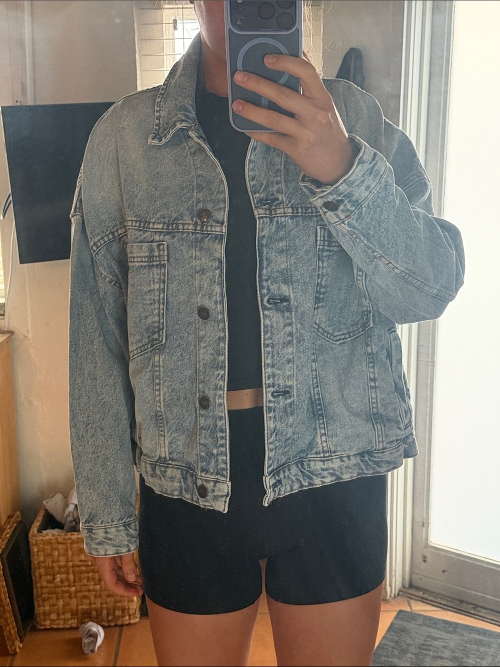 Free People Opal Swing Denim Jacket - Picture 3 of 4